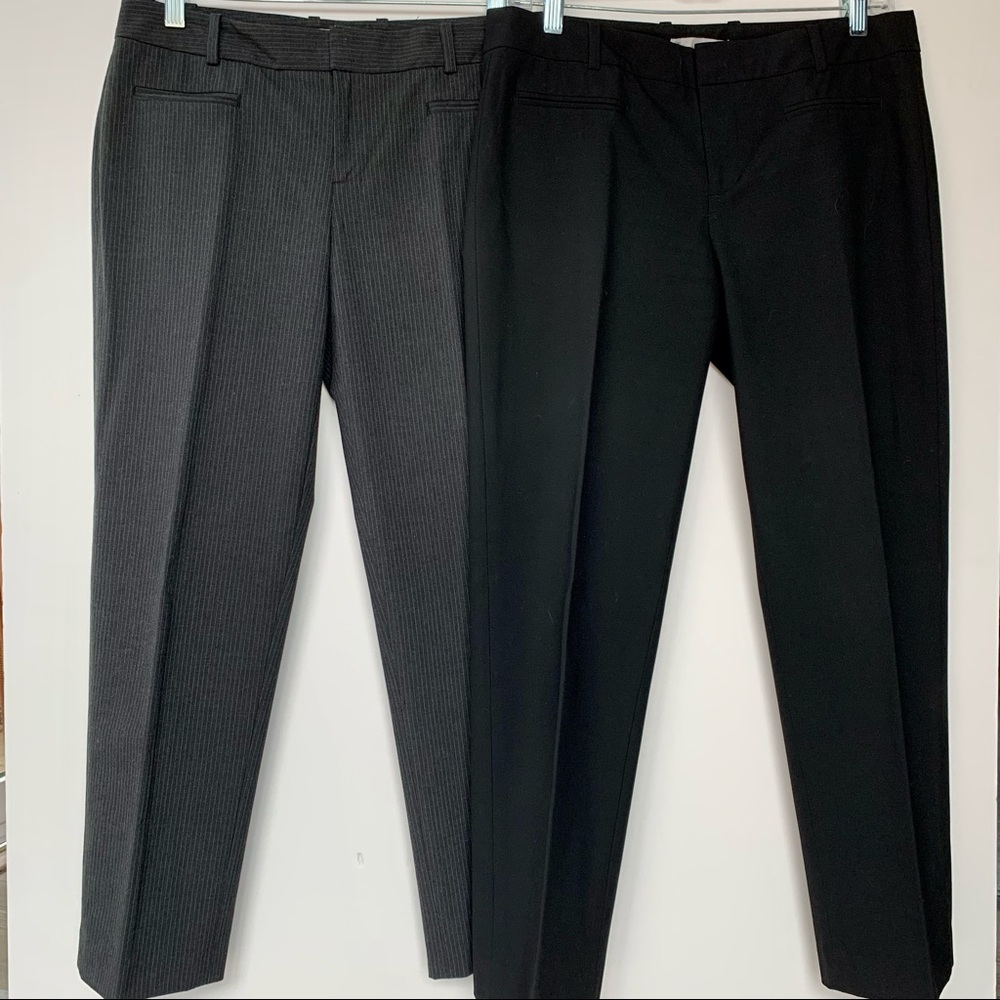 GAP Slim Cropped Low-Rise Pants Bundle of 2 Sz 4R